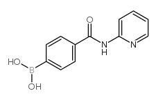 4-(吡啶-2-基-氨基羰基)苯硼酸结构式