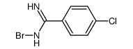 N-bromo-4-chloro-benzamidine结构式