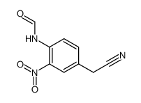 formic acid-(4-cyanomethyl-2-nitro-anilide)结构式