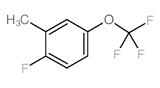 2-FLUORO-5-(TRIFLUOROMETHOXY)TOLUENE Structure