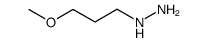 (3-methoxy-propyl)-hydrazine结构式
