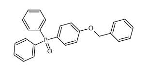 (4-(benzyloxy)phenyl)diphenylphosphine oxide Structure