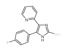 5-(4-氟苯基)-4-吡啶-2-基-1H-咪唑-2-硫醇结构式
