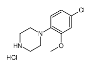 1-(4-chloro-2-Methoxyphenyl)piperazine hydrochloride结构式