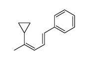 4-cyclopropylpenta-1,3-dienylbenzene结构式