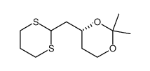 (R)-4-[1,3]Dithian-2-ylmethyl-2,2-dimethyl-[1,3]dioxane Structure