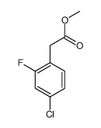 methyl 2-(4-chloro-2-fluorophenyl)acetate Structure