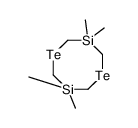 3,3,7,7-tetramethyl-1,5,3,7-ditelluradisilocane Structure