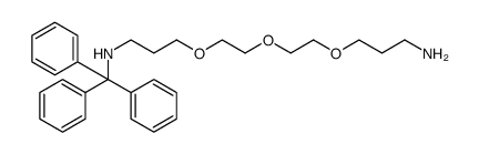 4,7,10-Trioxa-14-azapentadecan-1-amine, 15,15,15-triphenyl Structure