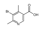 5-溴-4,6-二甲基烟酸结构式