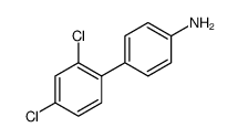 [1,1'-Biphenyl]-4-amine, 2',4'-dichloro结构式