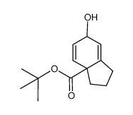 6-hydroxy-1,2,3,6-tetrahydroindene-3a-carboxylic acid tert-butyl ester Structure