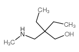 2-乙基-2-[(甲基氨基)甲基]-1-丁醇结构式