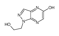 1-羟基乙基-5-羟基-1H-吡唑并[3,4-b]吡嗪结构式