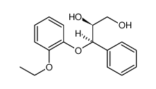 1,2-Propanediol, 3-(2-ethoxyphenoxy)-3-phenyl-, (2R,3S)-rel结构式