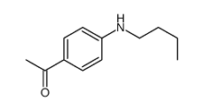 1-[4-(butylamino)phenyl]ethanone结构式