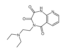 4-[2-(diethylamino)ethyl]-1H-pyrido[2,3-e][1,4]diazepine-2,3,5-trione Structure