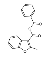 benzoic 2-methyl-3-benzofurancarboxylic anhydride结构式