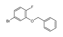 2-(苄氧基)-4-溴-1-氟苯结构式