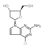7-DEAZA-4-氯-2'-脱氧鸟苷结构式