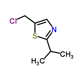 5-(Chloromethyl)-2-isopropyl-1,3-thiazole Structure