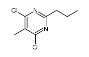 4,6-dichloro-5-methyl-2-propyl-pyrimidine Structure