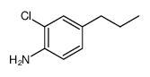 2-chloro-4-propylaniline Structure
