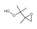 2,3-dimethyl-1,2-epoxy-3-hydroperoxybutane结构式