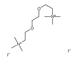trimethyl-[2-[2-[2-(trimethylazaniumyl)ethoxy]ethoxy]ethyl]azanium,diiodide Structure