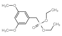 3,5-二甲氧基苄基膦酸二乙酯结构式