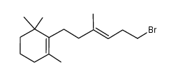 1-bromo-4-methyl-6-(2,6,6-trimethylcyclohex-1-enyl)-3-hexene Structure