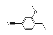 3-methoxy-4-ethyl-benzonitrile Structure