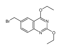 6-(bromomethyl)-2,4-diethoxyquinazoline Structure
