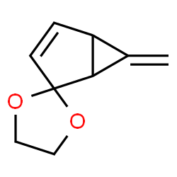 Spiro[bicyclo[3.1.0]hex-3-ene-2,2-[1,3]dioxolane],6-methylene-,(-)- Structure