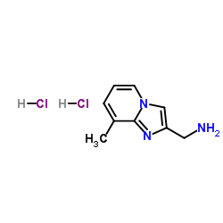 C-(8-METHYL-IMIDAZO[1,2-A]PYRIDIN-2-YL)-METHYLAMINE DIHYDROCHLORIDE结构式