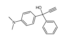 1-(4-dimethylaminophenyl)-1-phenyl-2-propyn-1-ol Structure