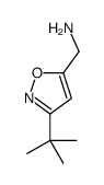 (3-tert-butyl-1,2-oxazol-5-yl)methanamine结构式