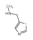 N-METHYL-1-(THIAZOL-4-YL)METHANAMINE结构式