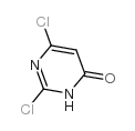 2,6-dichloro-pyrimidin-4-ol structure