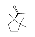 Ethanone, 1-(1,2,2-trimethylcyclopentyl)-, (R)- (9CI) Structure