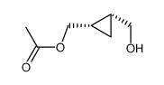 (1S,2R)-2-(hydroxymethyl)cyclopropane-1-methyl acetate Structure