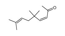 (Z)-2,5,5-trimethyl-2,6-nonadien-8-one结构式