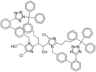 N,N’-Ditrityl Losartan α-Butyl-losartan Aldehyde Adduct结构式