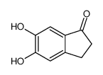 5,6-Dihydroxy-2,3-dihydro-1H-inden-1-one Structure