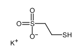 potassium,2-sulfanylethanesulfonate Structure