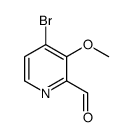 4-Bromo-3-Methoxypicolinaldehyde结构式