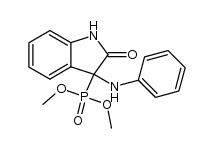 dimethyl (2-oxo-3-(phenylamino)indolin-3-yl)phosphonate Structure