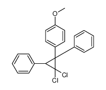 1,1-dichloro-2,3-diphenyl-2-(4-methoxyphenyl)cyclopropane结构式