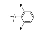1,3-difluoro-2-trimethylsilylbenzene结构式