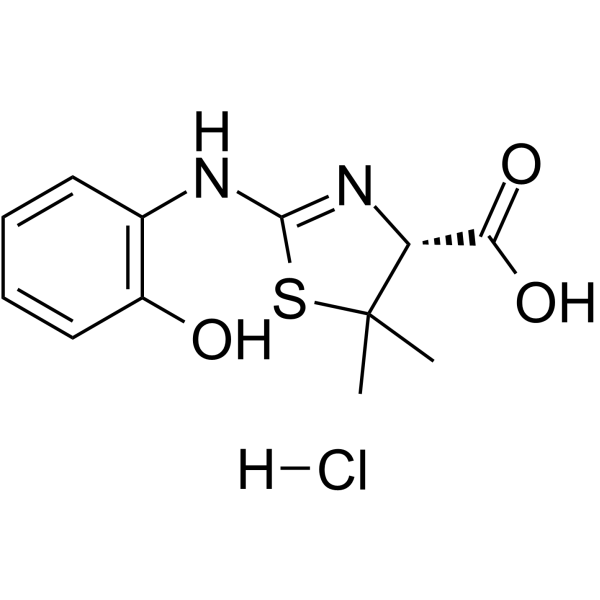 Ebaresdax hydrochloride structure